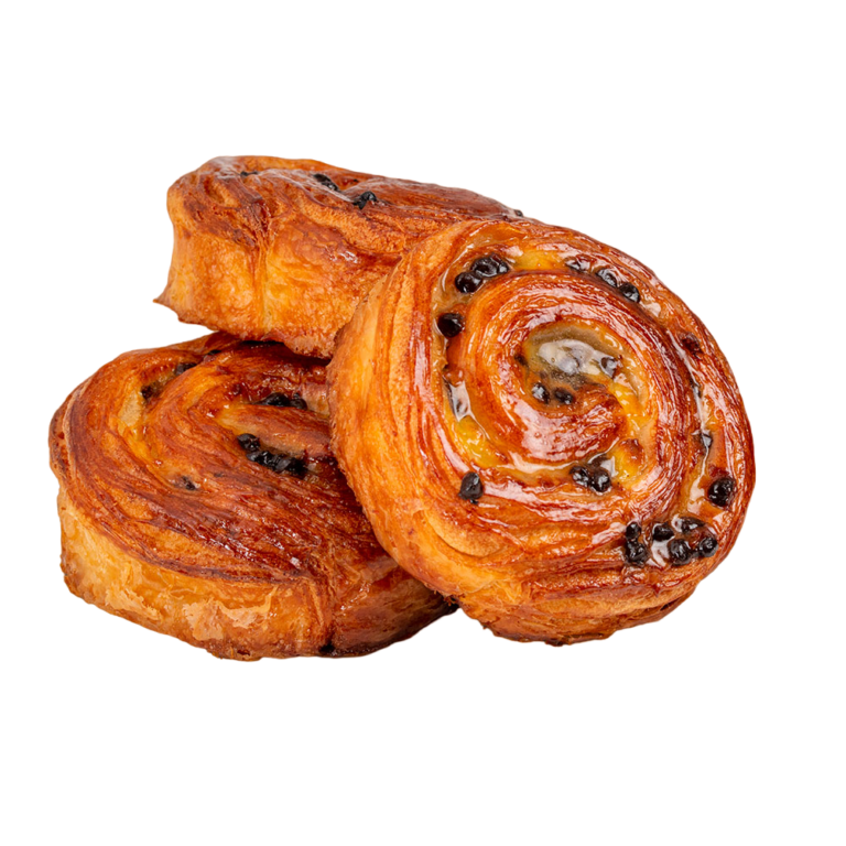 Pains Roulés Chocolat et Orange - Recette 4 Saisons