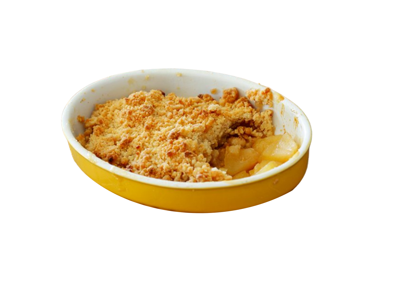 Crumble aux pommes et cannelle - Recette 4 Saisons
