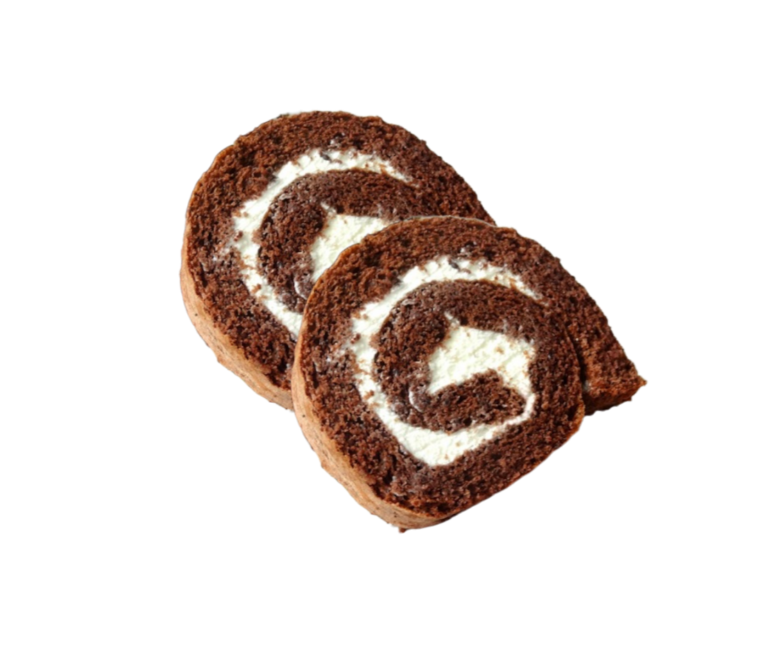 Gâteau roulé au cacao et chantilly - Recette 4 Saisons