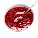 de coulis de framboises