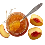 de confiture de pêches